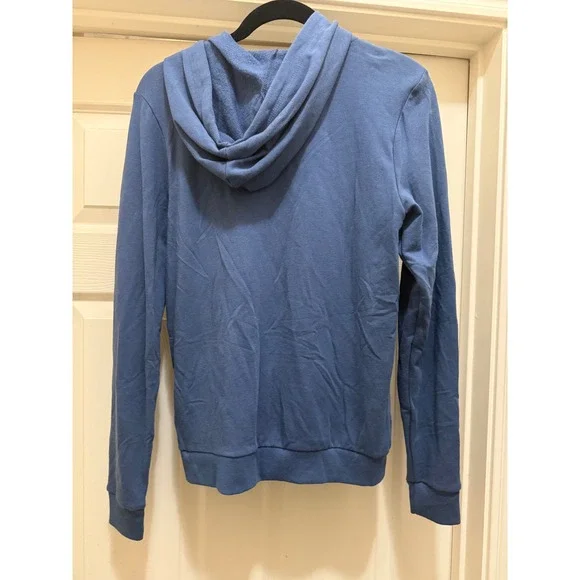 Marine Layer Women's Blue Full Zip Hoodie Sweatshirt Size S Made in USA‎ - Picture 2 of 6